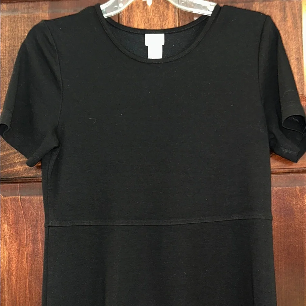 L.L. Bean Classic Black Midi Dress - Picture 2 of 5